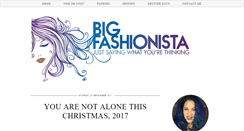 Desktop Screenshot of bigfashionista.co.uk